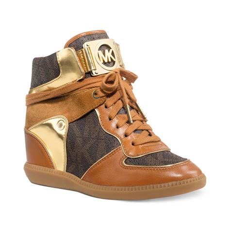 michael michael kors women's nikko high top|michael kors sneakers for women.